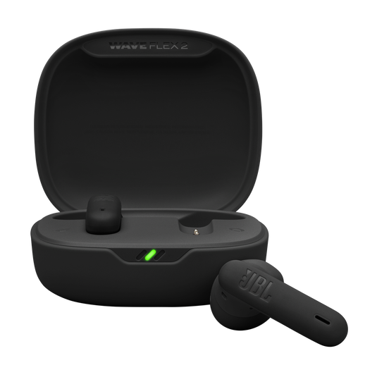 JBL Wave Flex 2 - Black - True Wireless Earbuds - Hero image number null